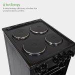 Willow 50cm Electric Cooker with 4 Zone Hob