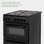 Willow 50cm Twin Cavity Electric Cooker - Black