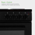 Willow 50cm Twin Cavity Electric Cooker - Black