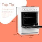 SIA ESXB60W 60cm Electric Cooker with Grill