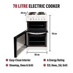 Haden HEST50W 52L Freestanding Electric Cooker