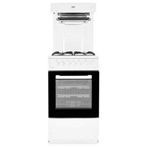 Beko KA52NEW White Gas Cooker with Grill