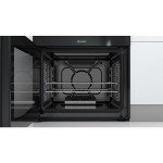 Indesit 60cm Double Oven Gas Cooker - Black