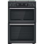 Cannon 60cm Grey Double Oven Gas Cooker