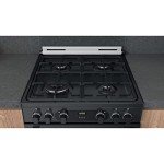 Cannon 60cm Grey Double Oven Gas Cooker