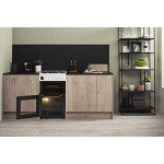 Hotpoint 50cm Double Cavity Gas Cooker - White
