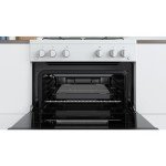 Indesit White 60cm Double Oven Gas Cooker