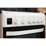 Hotpoint 50cm Double Cavity Gas Cooker - White