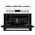 Beko 60cm Double Oven Gas Cooker - White