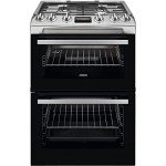 Zanussi 60x60 cm Double Cavity Gas Oven