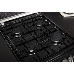 Hotpoint 50cm Black Gas Cooker with Lid