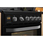 Hotpoint 50cm Black Gas Cooker with Lid