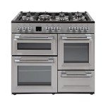 Willow WR100DF Silver Duel Fuel Range Cooker