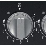 Hotpoint 50cm Black Gas Cooker with Lid