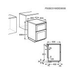 Zanussi 60x60 cm Double Cavity Gas Oven