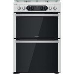 Hotpoint 60cm Dual Fuel Double Oven Cooker