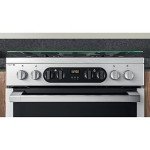 Hotpoint 60cm Dual Fuel Double Oven Cooker