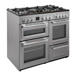 Willow WR100DF Silver Duel Fuel Range Cooker