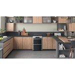 Hotpoint 60cm Dual Fuel Double Oven Cooker