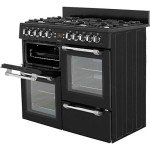 Leisure 100cm Cookmaster Black Gas Range Cooker
