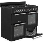 Leisure 100cm Cookmaster Black Gas Range Cooker