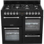 Leisure 100cm Cookmaster Black Gas Range Cooker