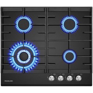 4-Burner Butane Gas Hob with Wok Burner