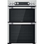 Hotpoint 60cm Stainless Steel Electric Double Oven