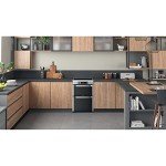 Hotpoint 60cm Stainless Steel Electric Double Oven