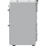 Hotpoint 60cm Stainless Steel Dual Fuel Cooker