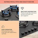 Klarstein 5-Burner Gas Hob for Campervans