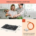 Klarstein 5-Burner Gas Hob for Campervans