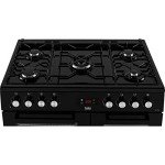 Beko 90cm Dual Fuel Range Cooker - Black