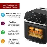 Innoteck 11L Steam Air Fryer Oven with 9 Presets