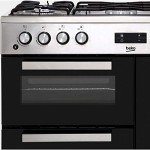 Beko 90cm Dual Fuel Range Cooker - Black