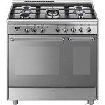 Smeg 90cm Dual Fuel Range Cooker - Stainless Steel