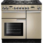 Rangemaster 90cm Dual Fuel Range Cooker - Cream