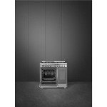 Smeg 90cm Dual Fuel Range Cooker - Stainless Steel