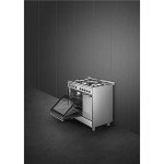 Smeg 90cm Dual Fuel Range Cooker - Stainless Steel