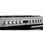 Beko Dual Fuel Range Cooker - Stainless Steel