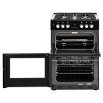 Belling 60cm Double Oven Dual Fuel Cooker - Black