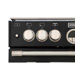 Stoves Sterling Mini 60cm Dual Fuel Cooker - Black