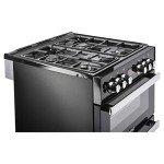 Belling 60cm Double Oven Dual Fuel Cooker - Black