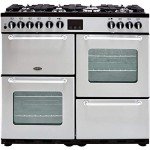 Belling 100cm Dual Fuel Range Cooker - Silver