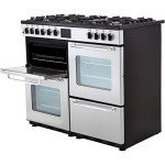 Belling 100cm Dual Fuel Range Cooker - Silver
