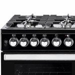 Belling 100cm Dual Fuel Range Cooker - Black