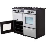 Belling 100cm Dual Fuel Range Cooker - Silver