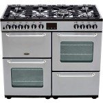 Belling 100cm Dual Fuel Range Cooker - Silver