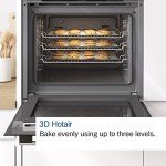 Bosch HBS573BS0B Serie 4 Built-in Pyrolytic Oven, 60cm