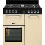 Leisure CK90 °F232 Black and Cream Gas Hob